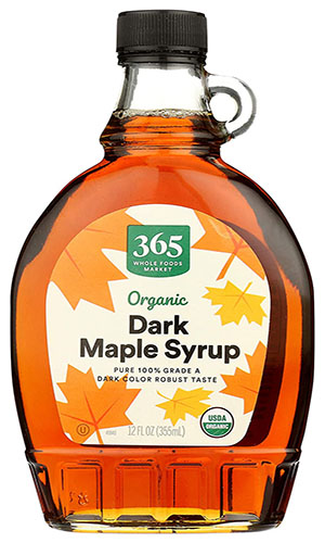 dark maple syrup